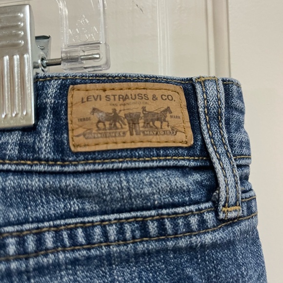 LEVI’S Bootcut 515 Blue Jeans 16P SHORT - Picture 8 of 16